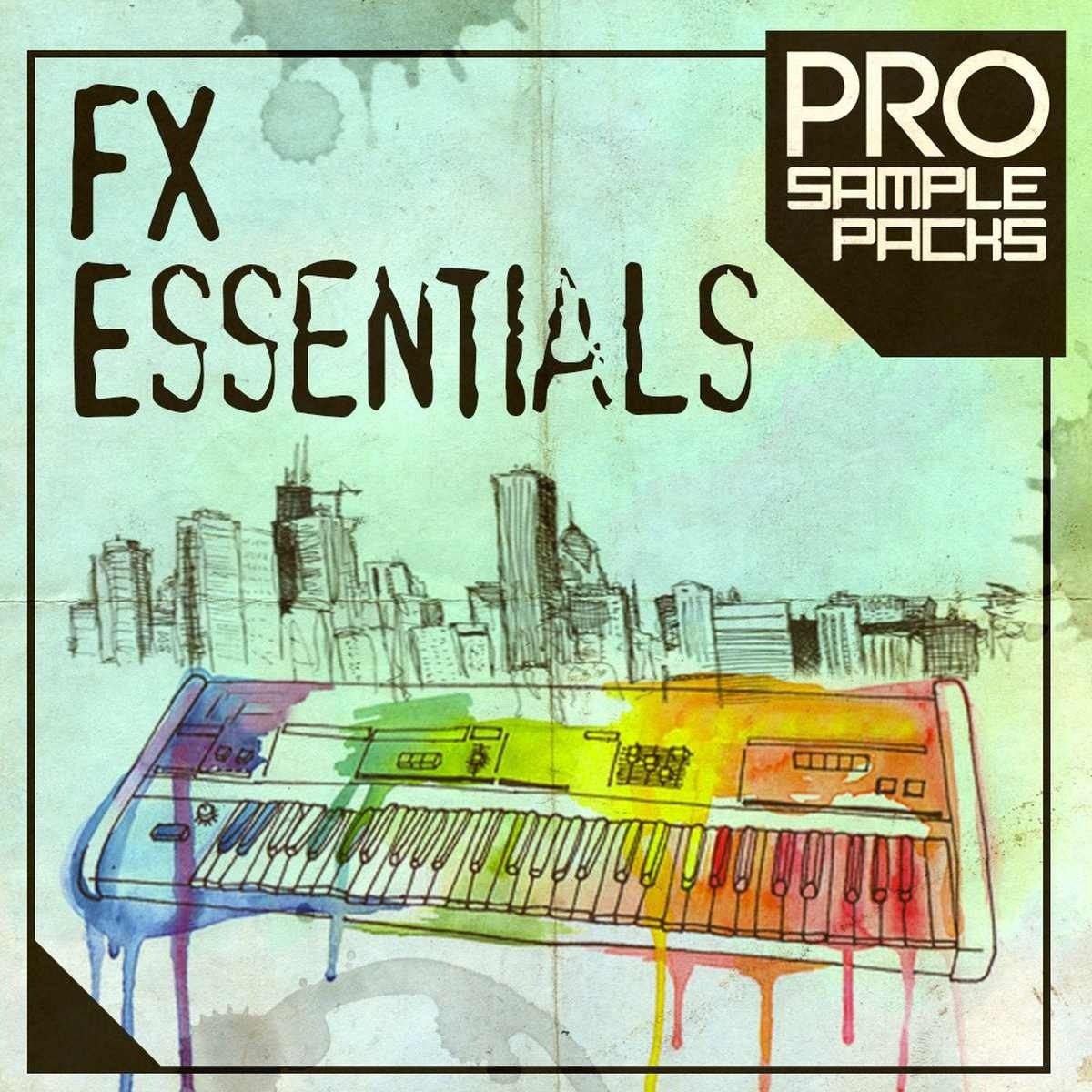 Pro Sample Packs - FX Essentials Sample Packs Software GUI Artwork